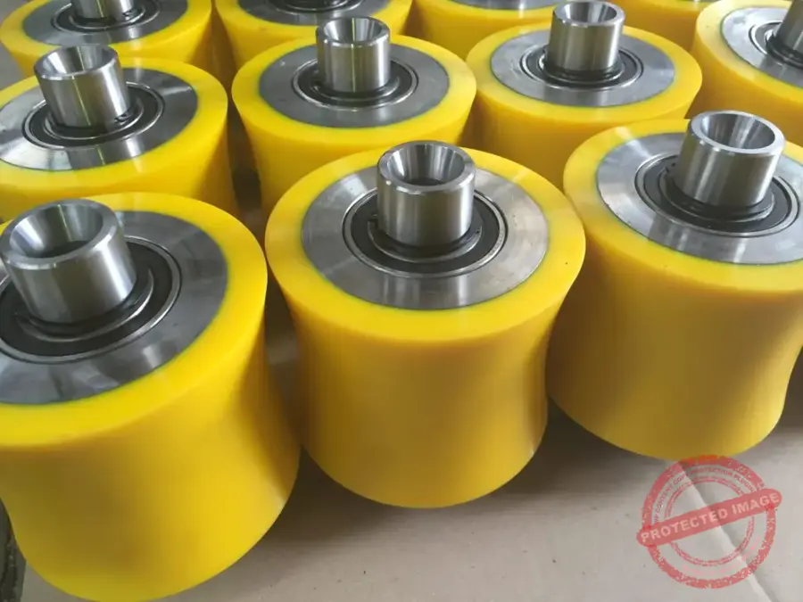 Polyurethane marine components including bearings and rollers by Elastomers Queensland