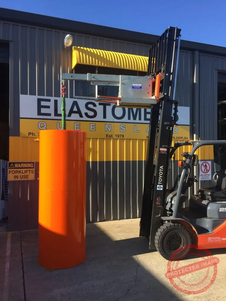 Polyurethane conveyor pulley lagging manufactured and refurbished by Elastomers Queensland